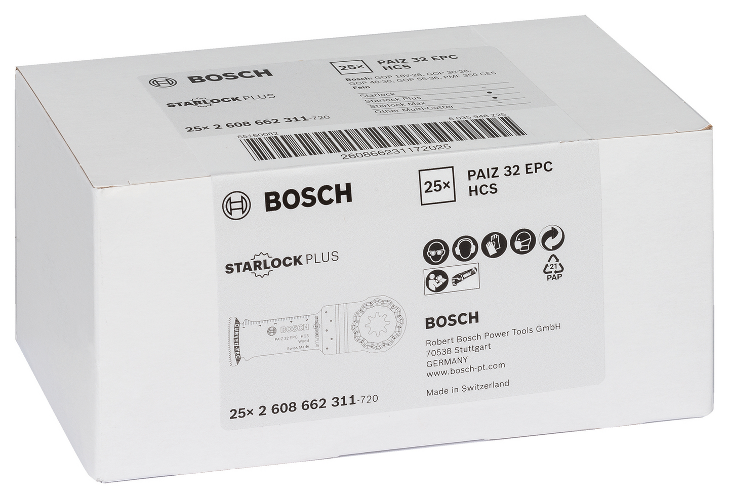 SÅGBLAD BOSCH PAIZ32EPC HCS C-TEC BULK L60MM