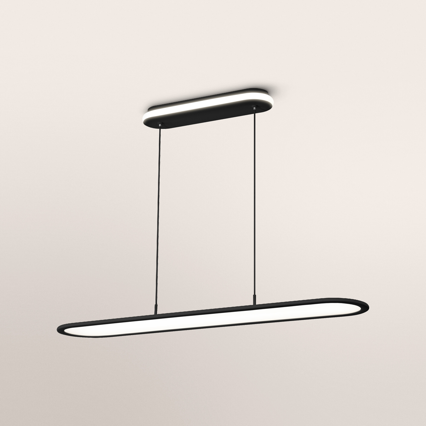 Riippuvalaisin OSRAM Office Line Panel Ellipse 2700lm 4000K DIM musta