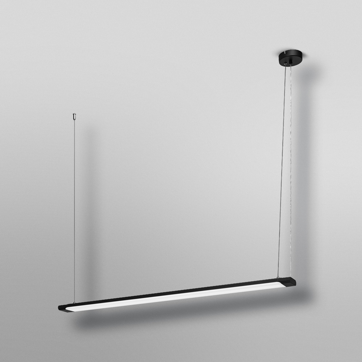 Riippuvalaisin OSRAM Office Line Slab 1200mm 40W 4100lm 4000K DIM musta