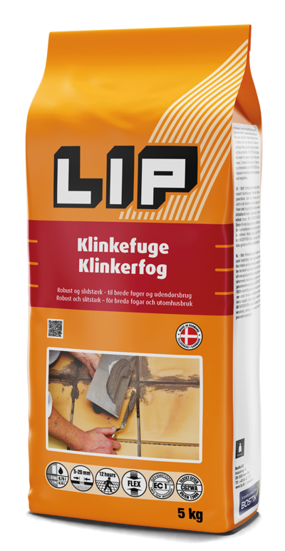 KLINKERFOG LIP RÅVIT 5KG