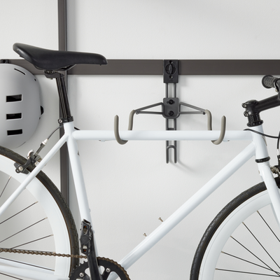 Polkupyöräkoukku vaaka Elfa Garage+ mattegrey 4700086
