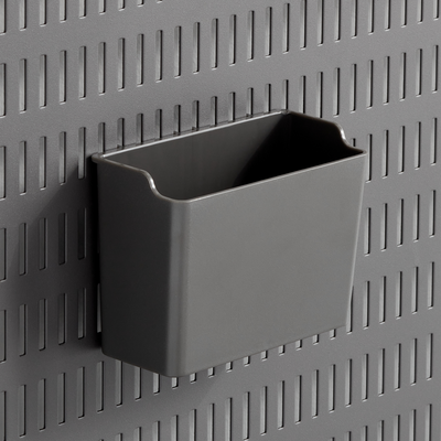 Korkea säilytyslaatikko säilytystauluun Elfa Garage+ mattegrey 4700126