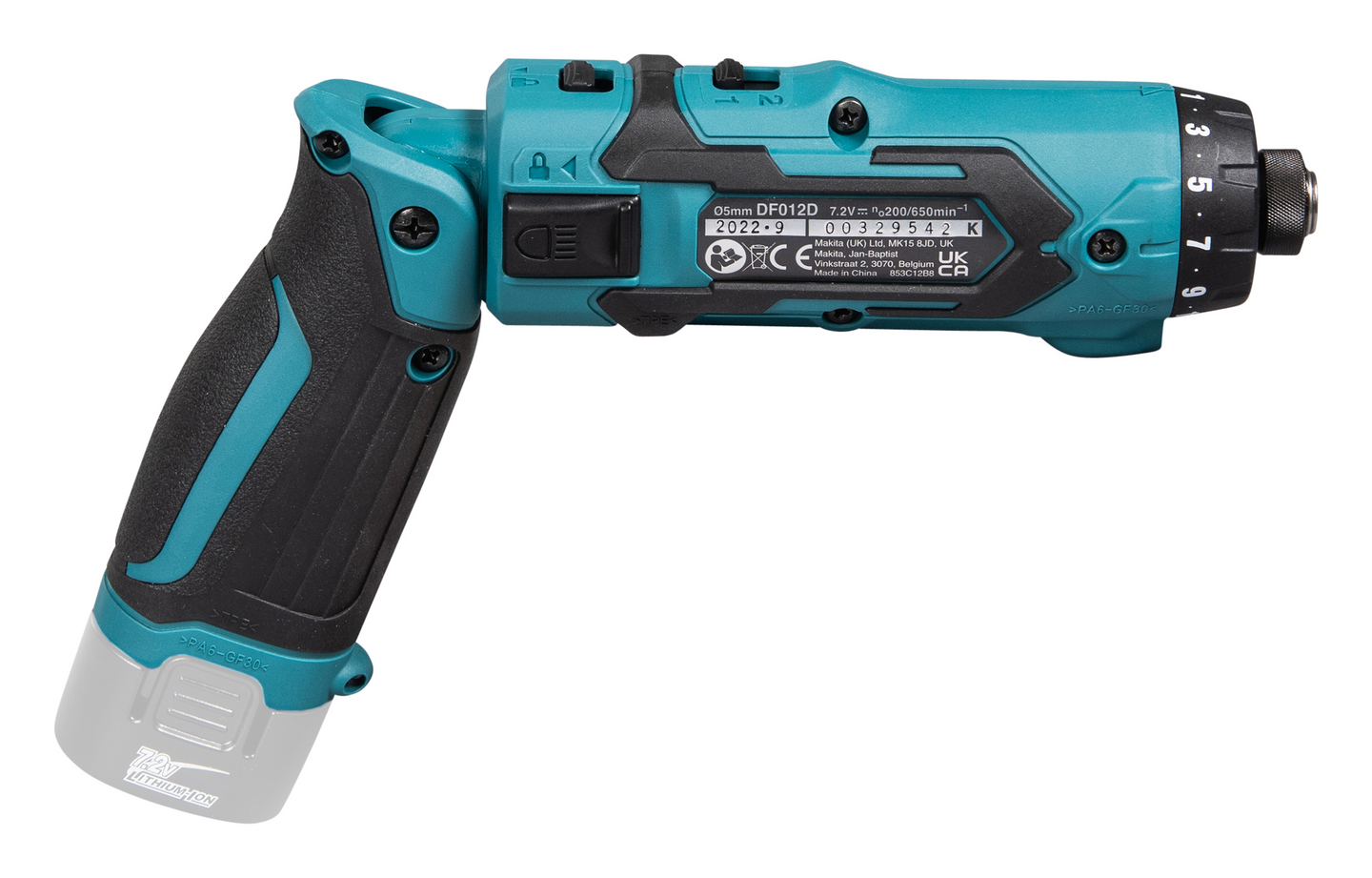 Sauvaväännin Makita DF012DZ 7,2V runko