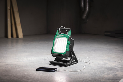 ARBETSLAMPA UB18DC HIKOKI U/BATT OCH LADDARE 18V