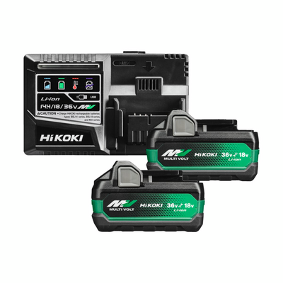 BATTERISET HIKOKI /LADDARE 2XBSL36A18X