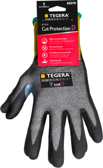 SKÄRSKYDDSHANDSKE TEGERA 8807R  8, INFINITY