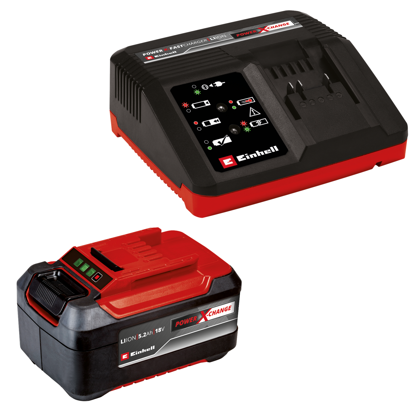 Starttipakkaus Einhell Power X-Change 18V 1x5,2Ah + laturi