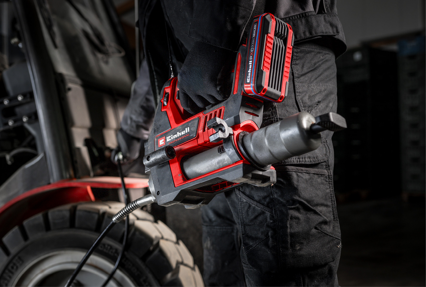 Akkurasvaprässi Einhell Professional TP-GR 18/690 Li-Solo