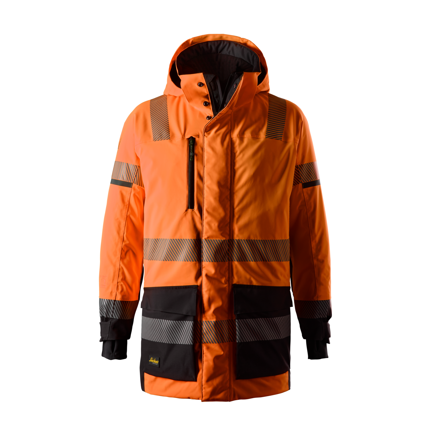 Parkatakki Snickers stretch Hi-Vis 1831-5504 oranssi koko XL