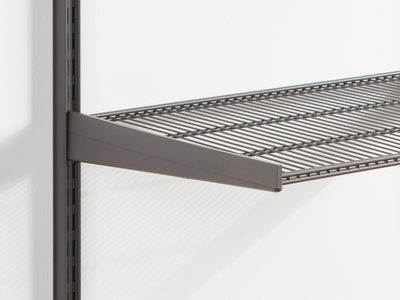 Lankahylly Elfa Garage+ 902x507mm mattegrey 451751