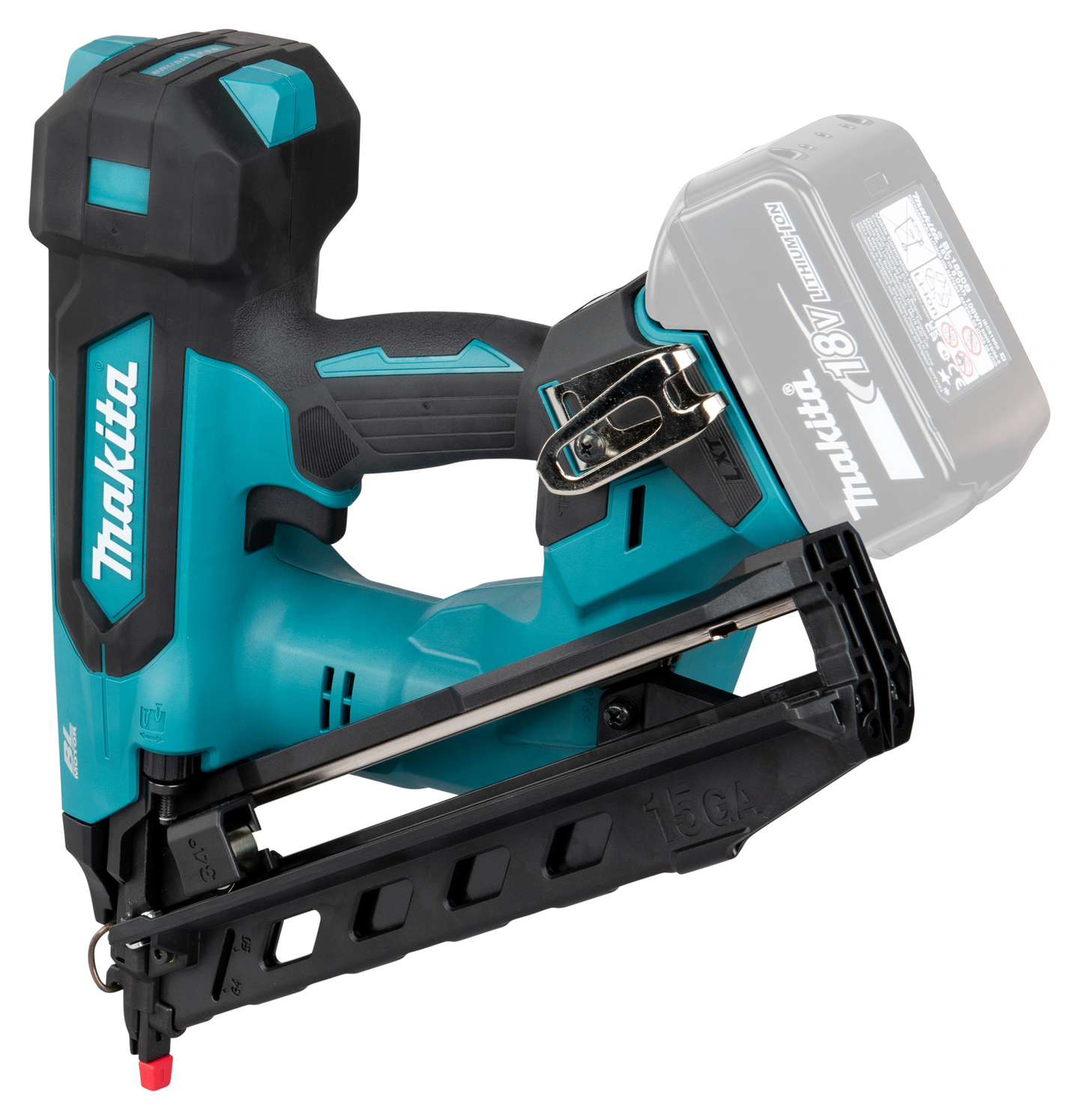 Viimeistelynaulain Makita DBN620ZJ 18V LXT 15Ga runkoversio