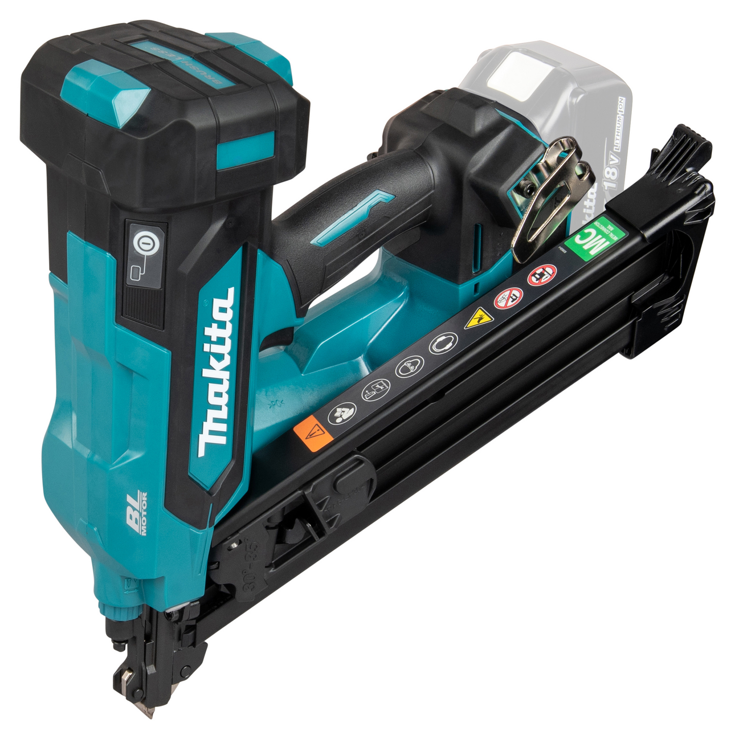 Ankkurinaulain Makita DBN640ZK 18V LXT 38-64 mm runko