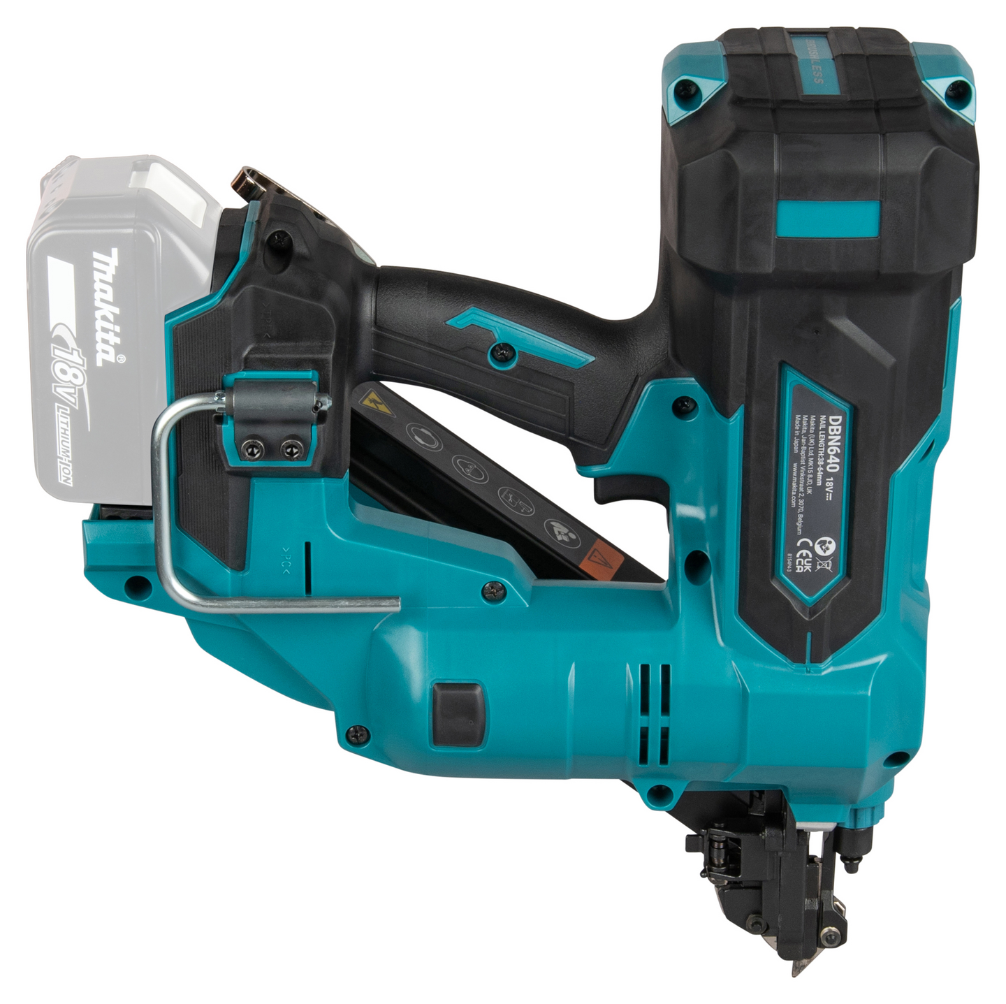 Ankkurinaulain Makita DBN640ZK 18V LXT 38-64 mm runko