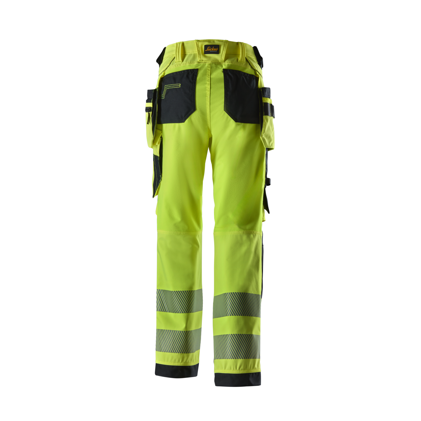 Housut Snickers stretch naisten Hi-Vis 6732-6604 keltainen koko 84