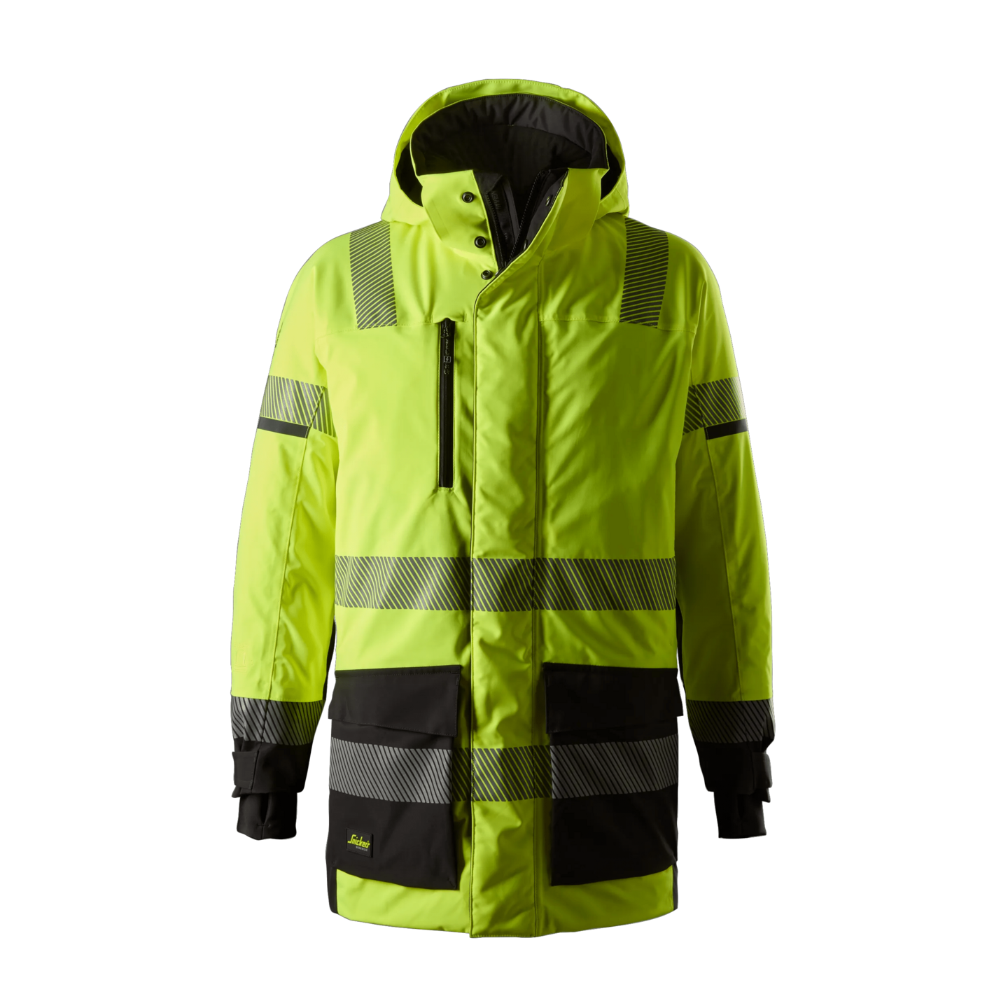 Parkatakki Snickers stretch Hi-Vis 1831-6604 keltainen koko M