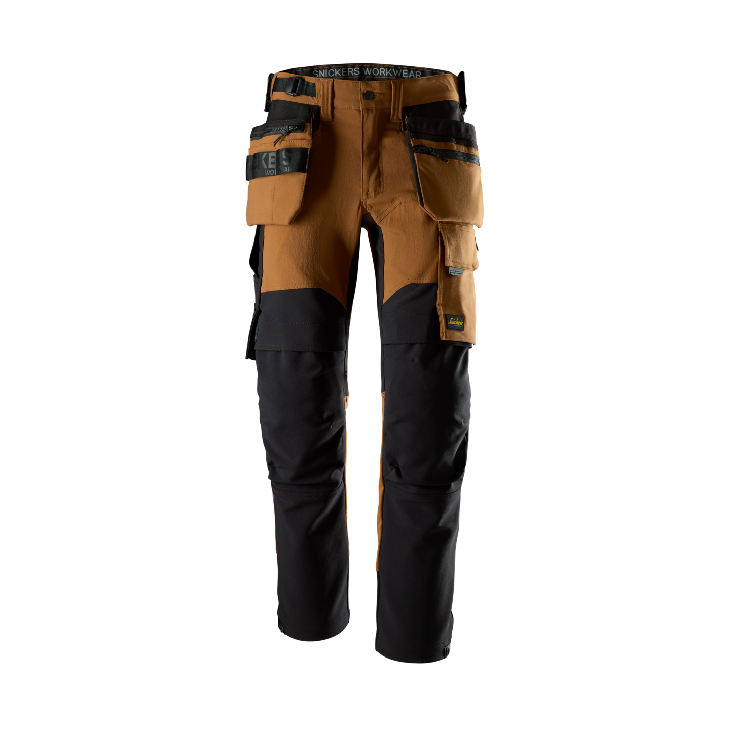 Housut Snickers stretch slim 6220-1204 ruskea koko 54
