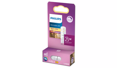 LED-Lamppu Philips 25W  WW 230V Dim SRT6 300 LM - 2700K G9