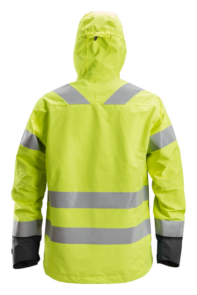 SKALJACKA SNICKERS WORKWEAR VATTENTÄT KL 3, VARSELGUL/SVART STL S