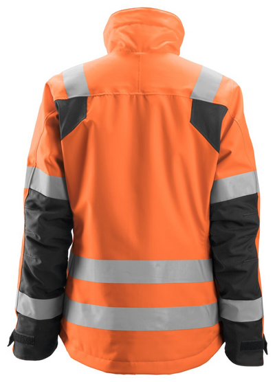 DAMJACKA SNICKERS WORKWEAR 37.5 HV KL2/3, ORANGE/SVART STL XS R