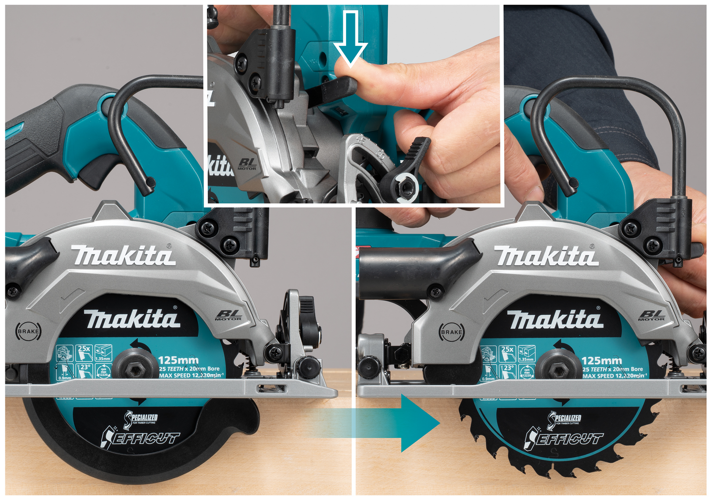 Akkupyörösaha Makita HS014GZ 40V XGT runko