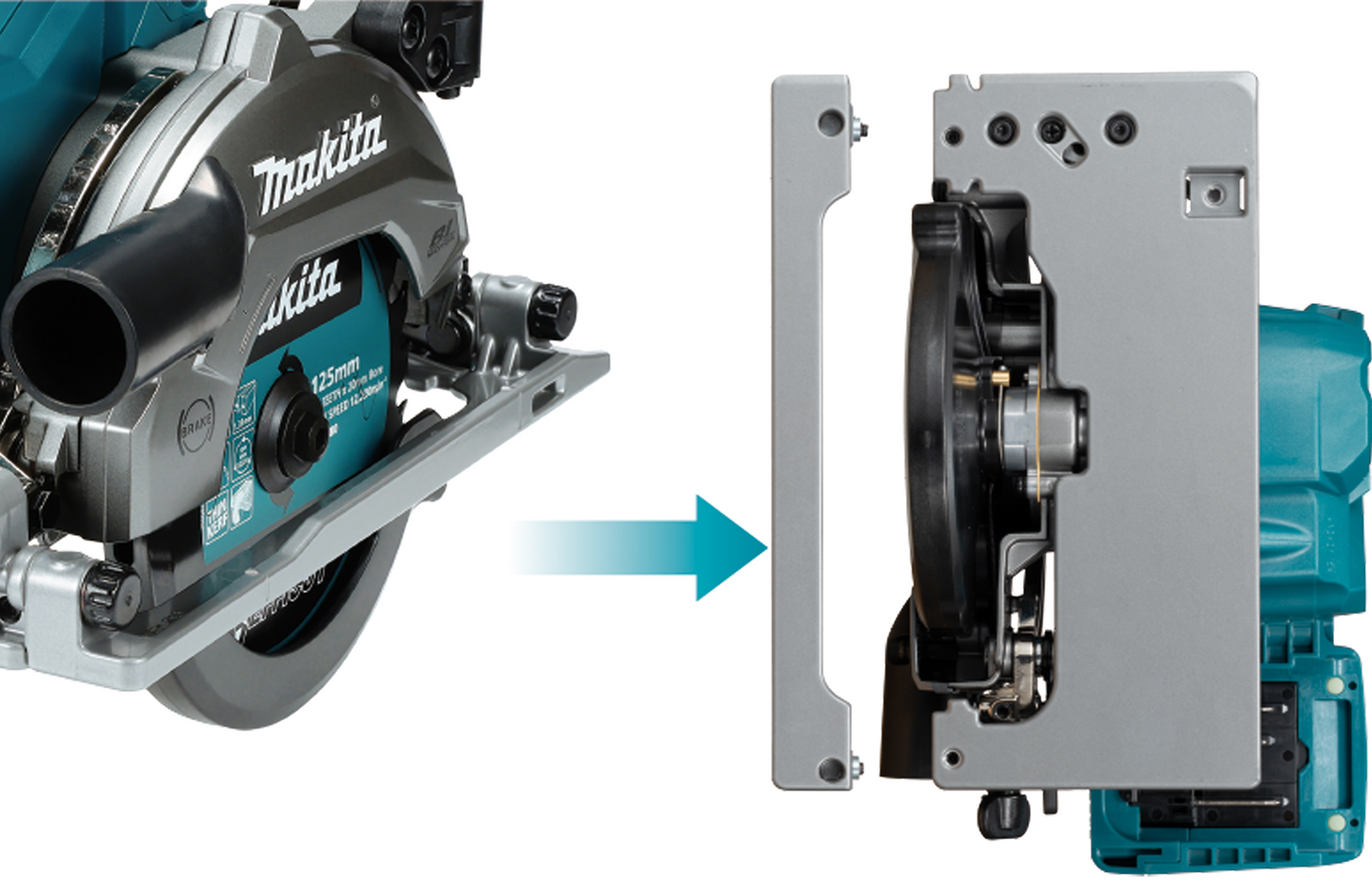 Akkupyörösaha Makita HS014GZ 40V XGT runko