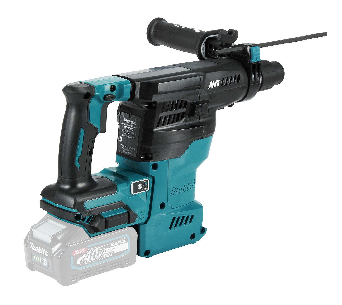 Akkuporavasara Makita HR008GZ 40V XGT runko