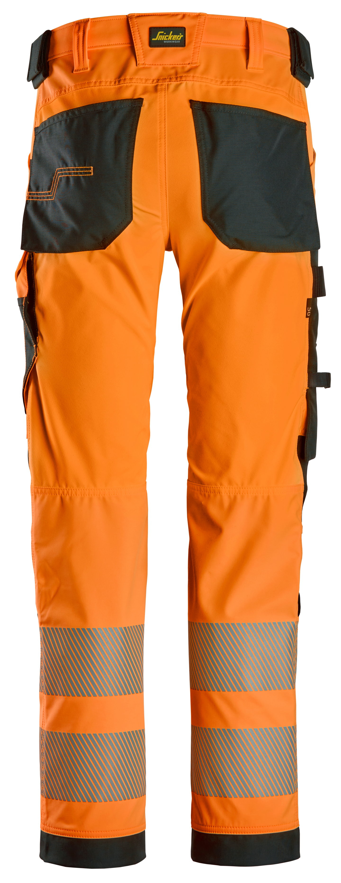 Huomiotyöhousut stretch lk 2 Snickers 6336-5504 oranssi