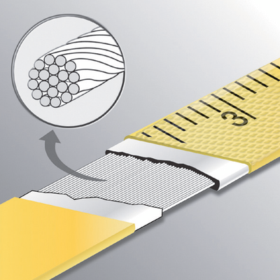 MÅLEBÅND 50M 13MM GLASSFIBER