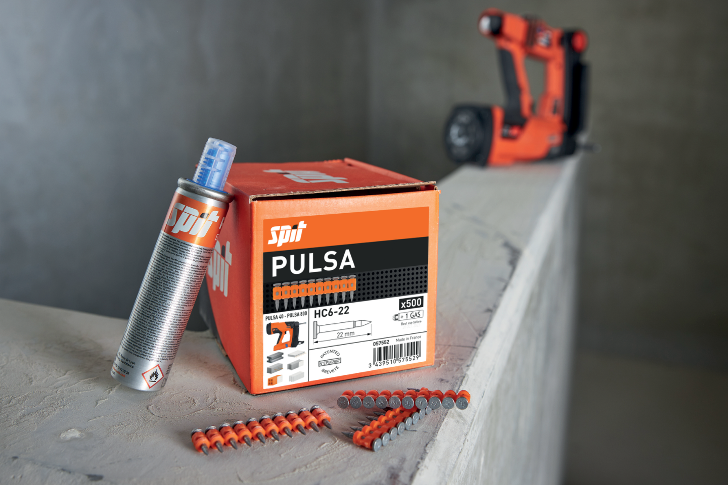 Konenaula Pulsa be/ter HC6-22mm mz 500kpl + 1kaasu