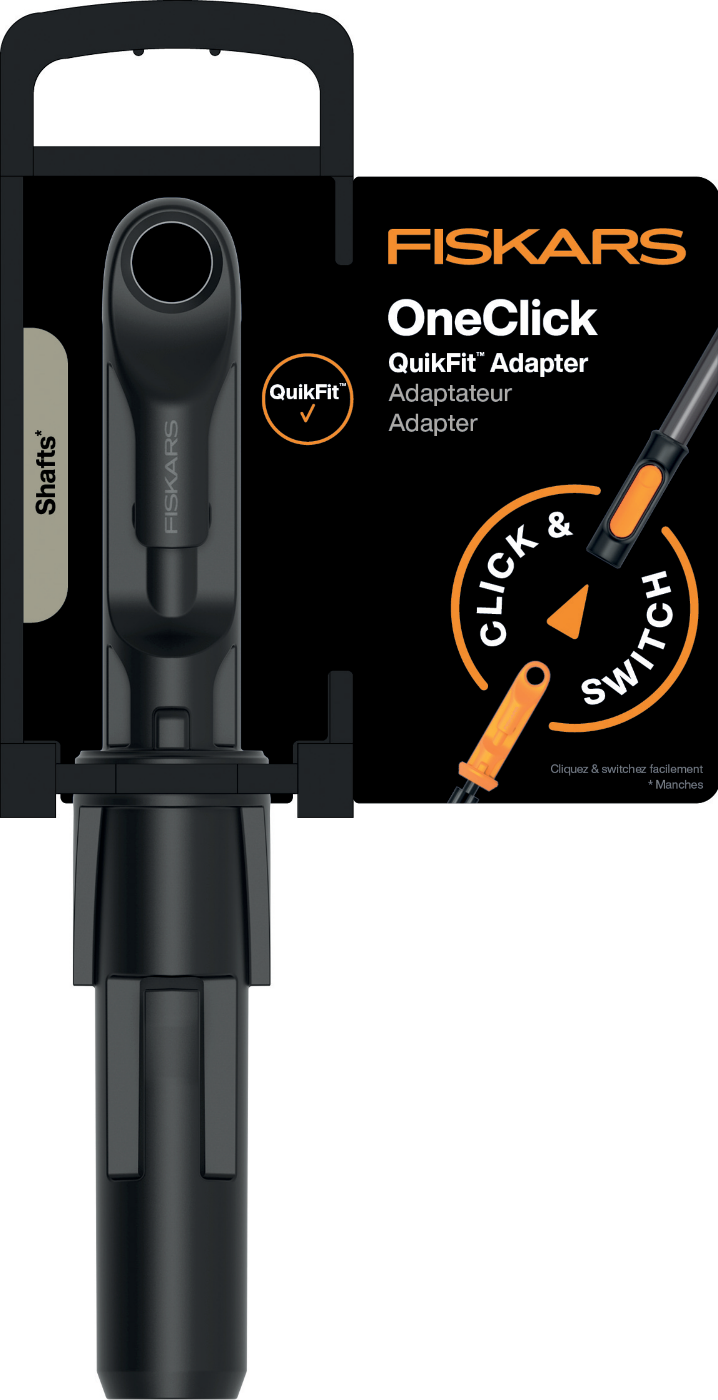 QuikFit to OneClick adapter, liitin Fiskars
