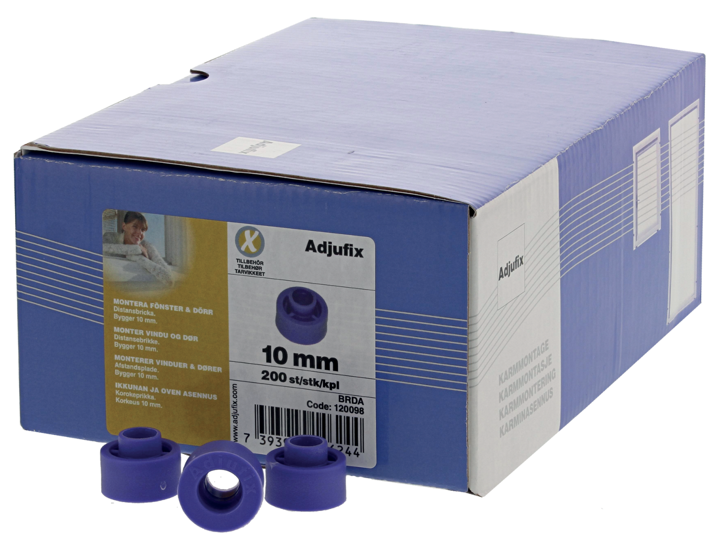 DISTANSBRICKA ADJUFIX 10MM 200