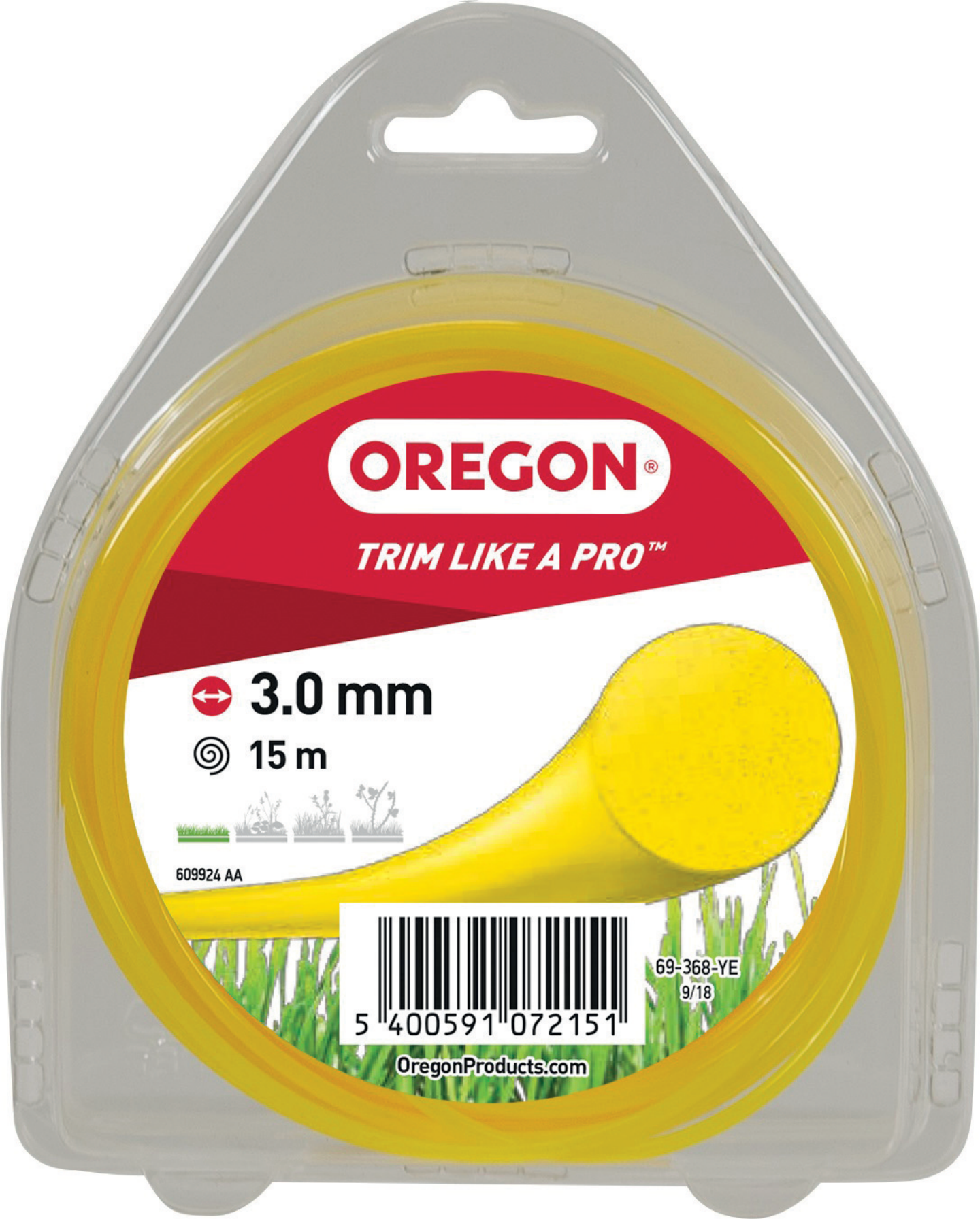 Siima Oregon keltainen 3,0mm 15m