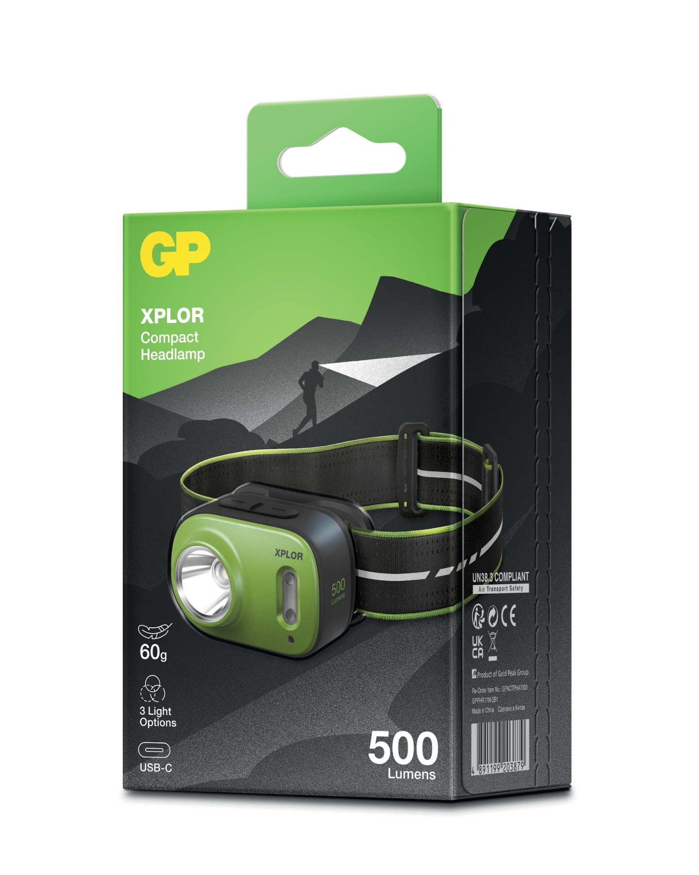 PANNLAMPA GP XPLOR 500LM