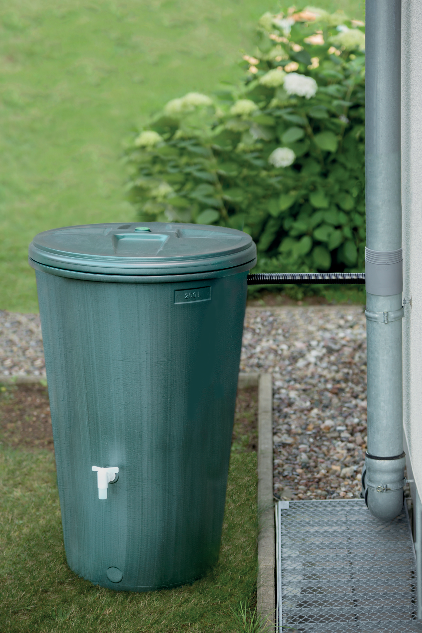 REGNTUNNA GREEN LIFE INKL LOCK& KRAN 200L
