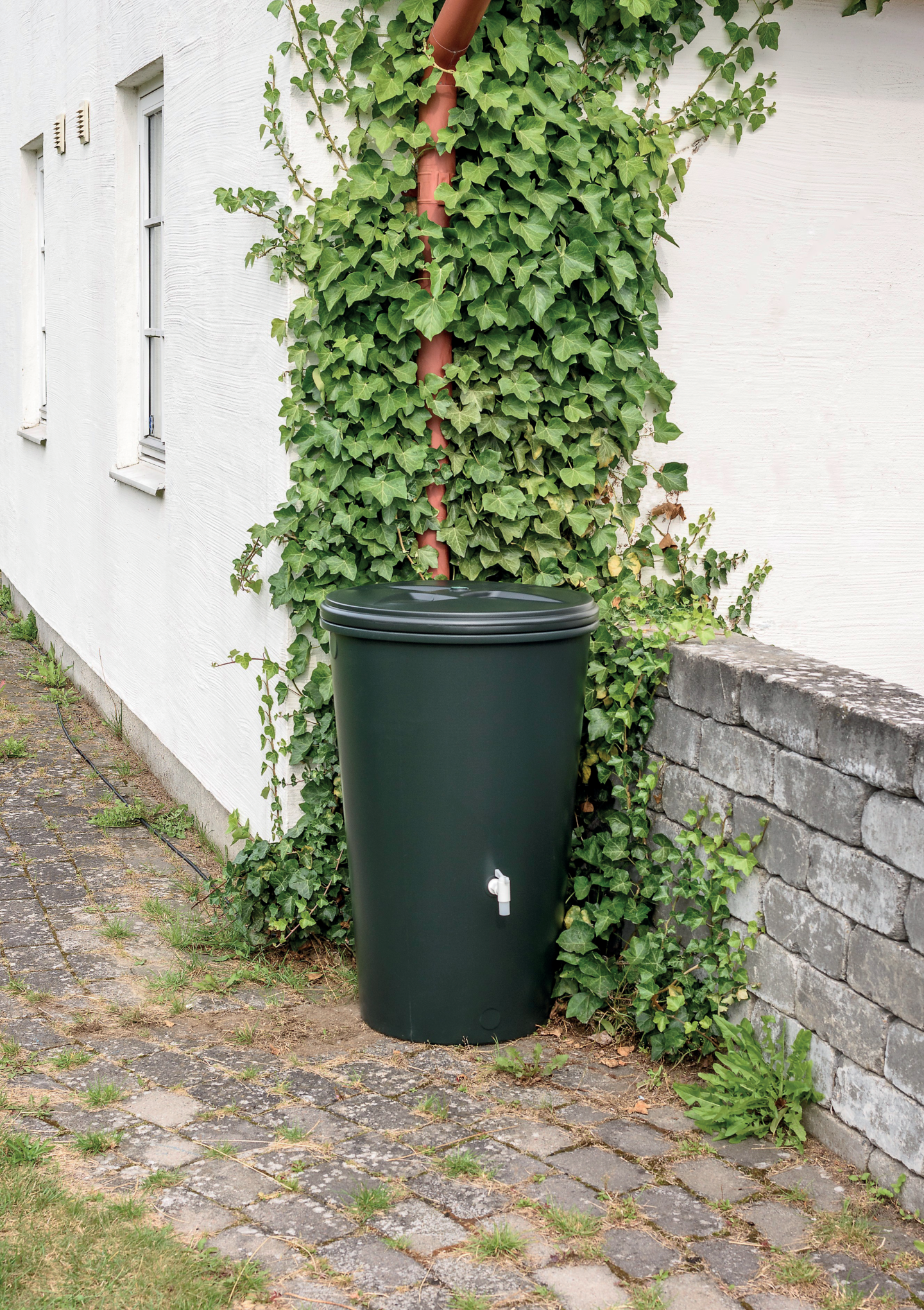 REGNTUNNA GREEN LIFE INKL LOCK& KRAN 200L