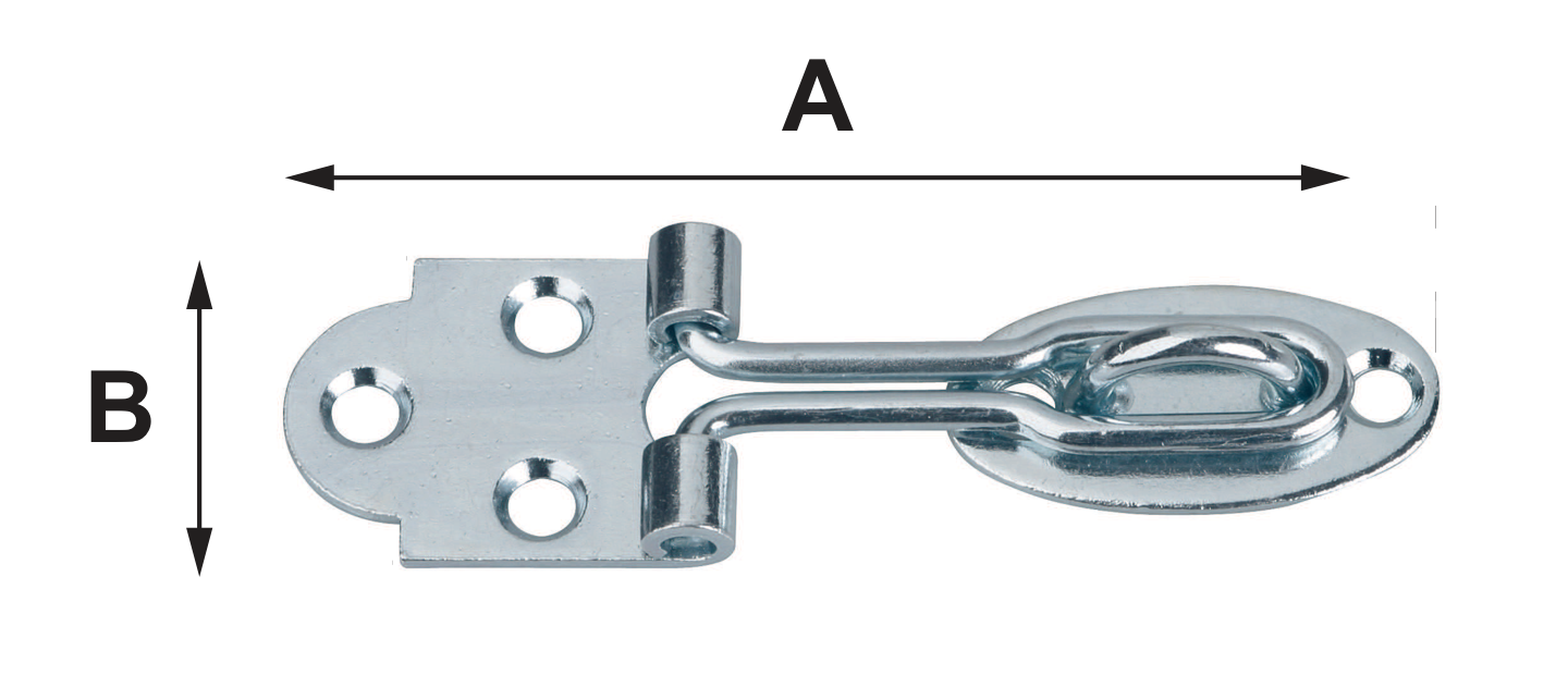LEDHASP BÅREBO 020Z 100MM SB