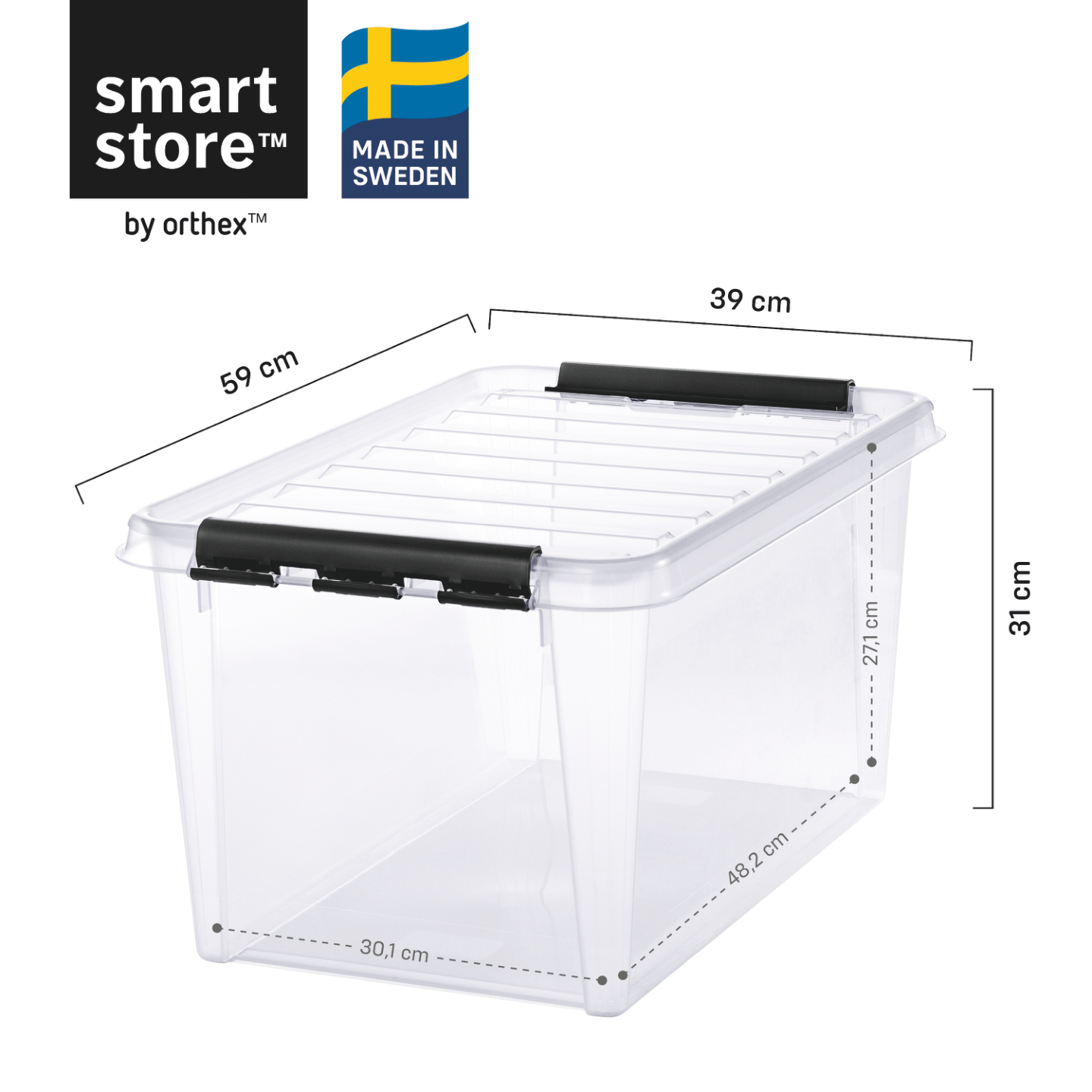 Säilytyslaatikko SmartStore Classic 46l