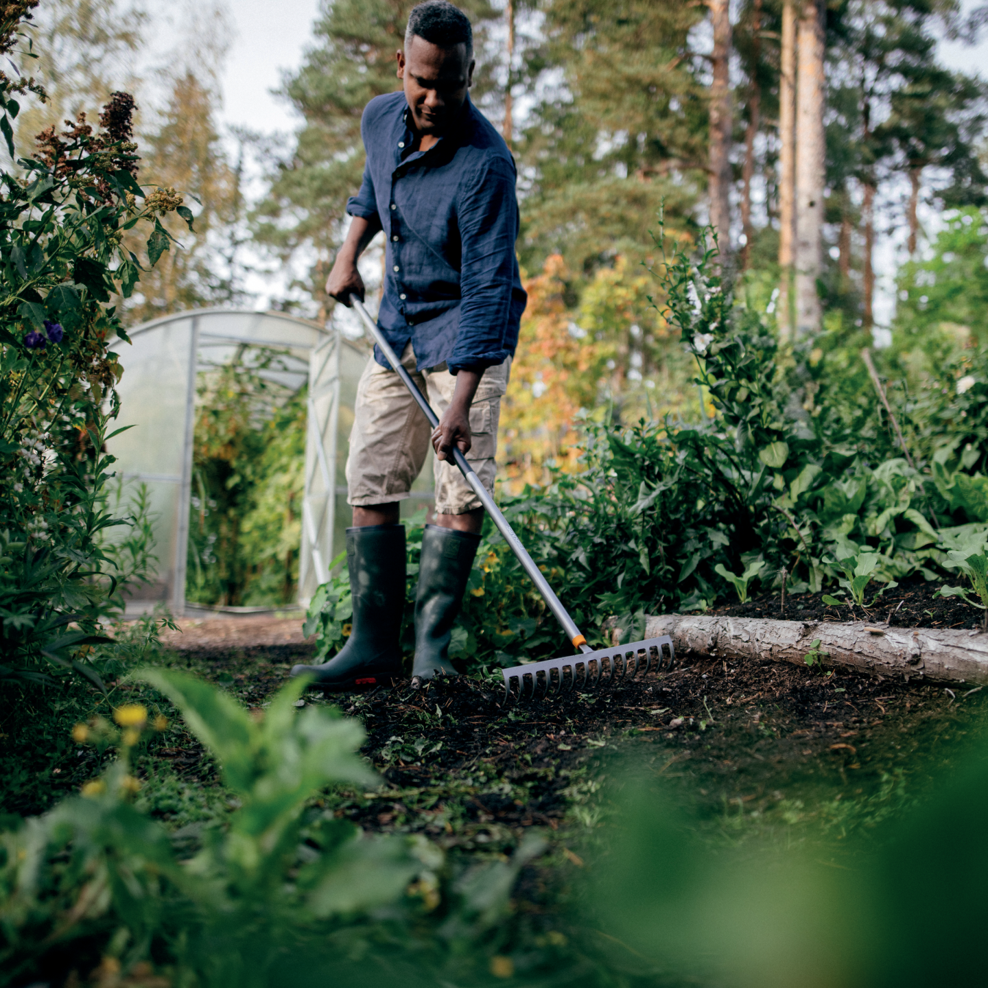 KRATTA FISKARS 14 BÖJDA PINNAR, ERGONOMIC