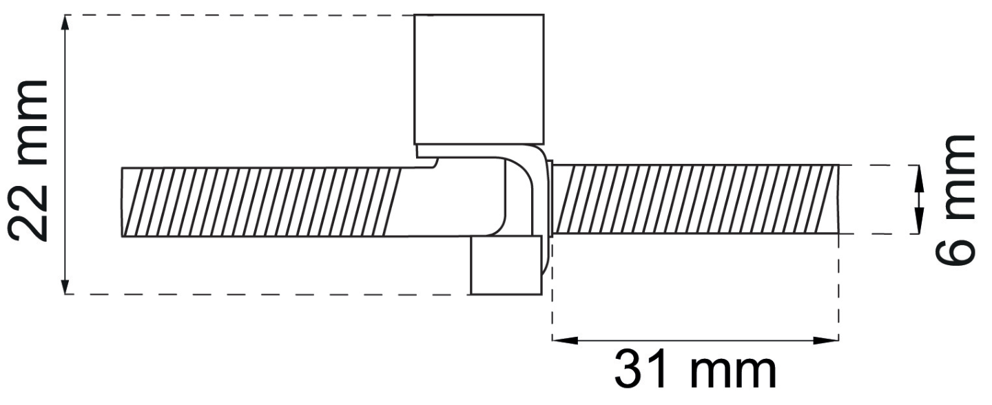 SKÅPGÅNGJÄRN BÅREBO T506N SB