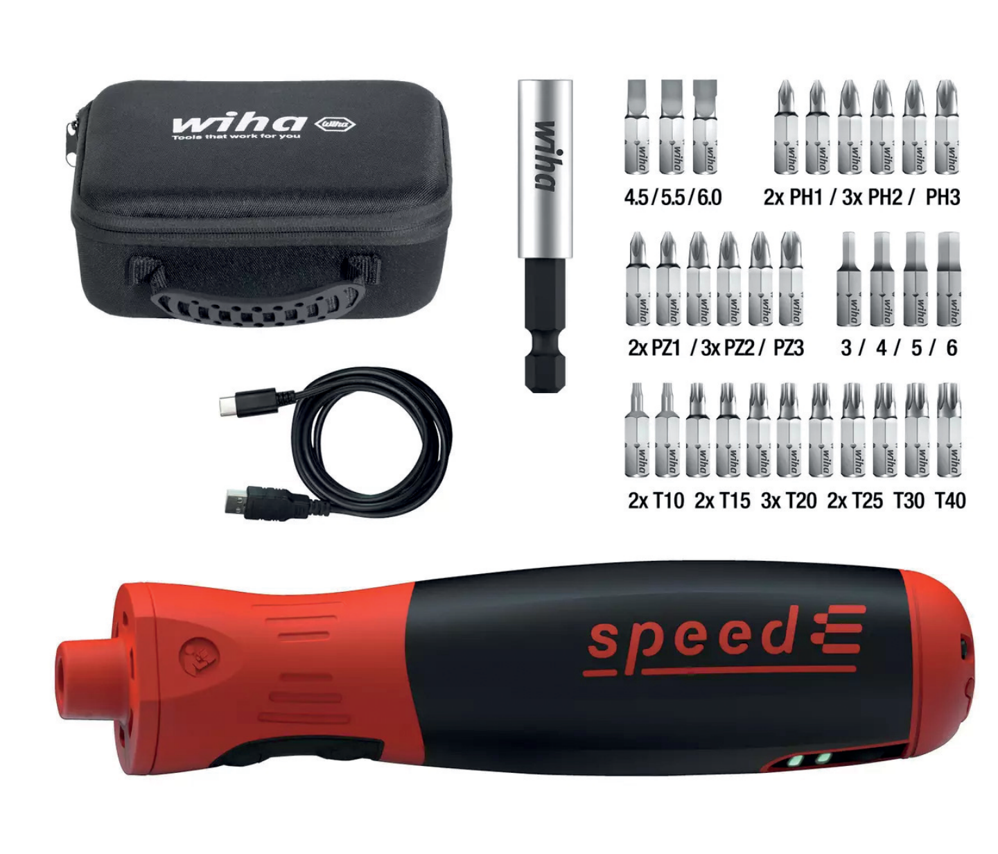 E-SKRUVMEJSEL WIHA SPEEDE, POCKETDRIVE