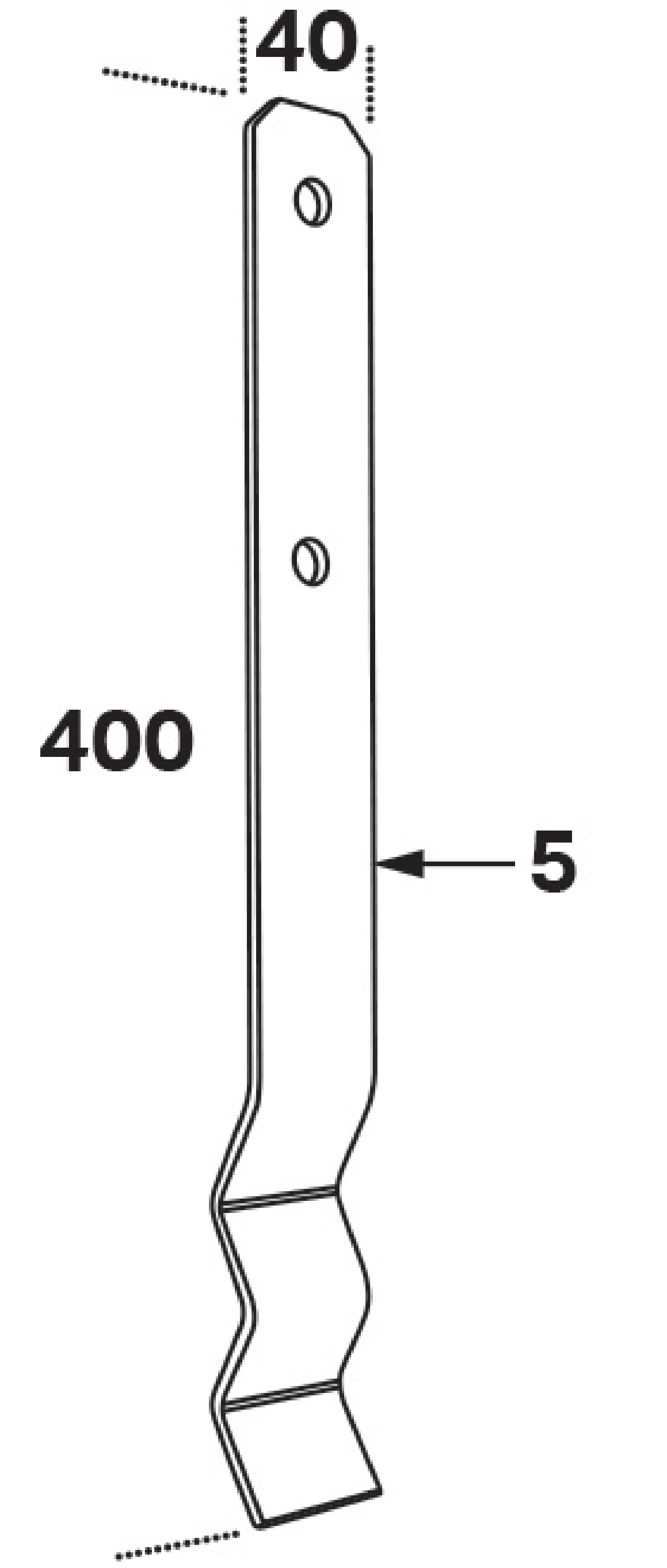 PLINTJÄRN PAR 40X5X400