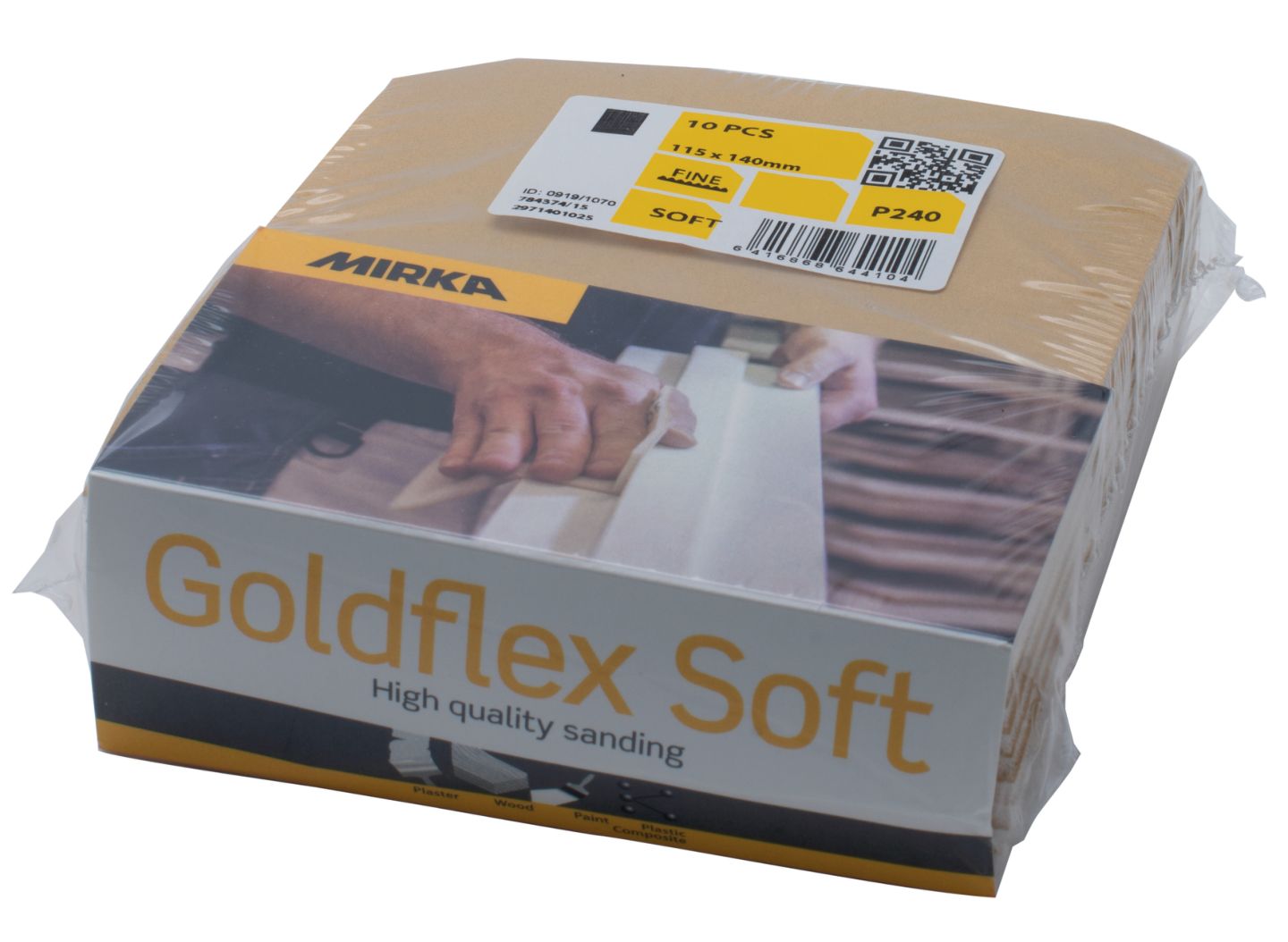 Hiomatyyny Mirka Goldflex Soft 115x140mm P240 10kpl