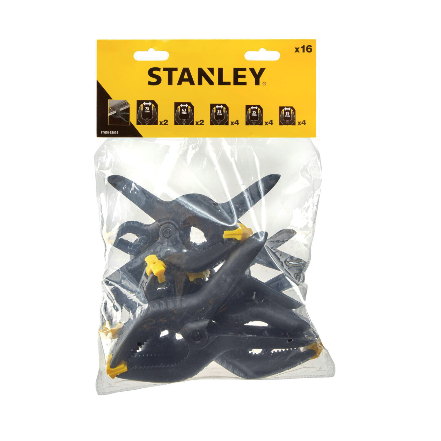 Jousipuristimet Stanley 16kpl