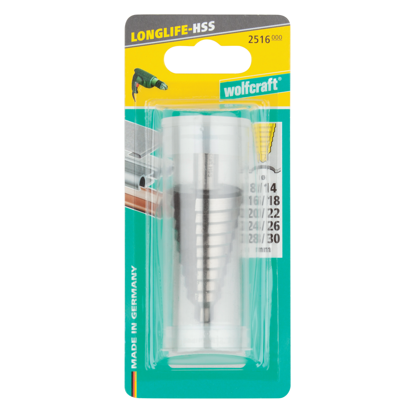 STEGBORR WOLFCRAFT HSS 8-30MM