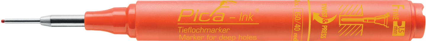 DJUPHÅLSMÄRKARE PICA RÖD