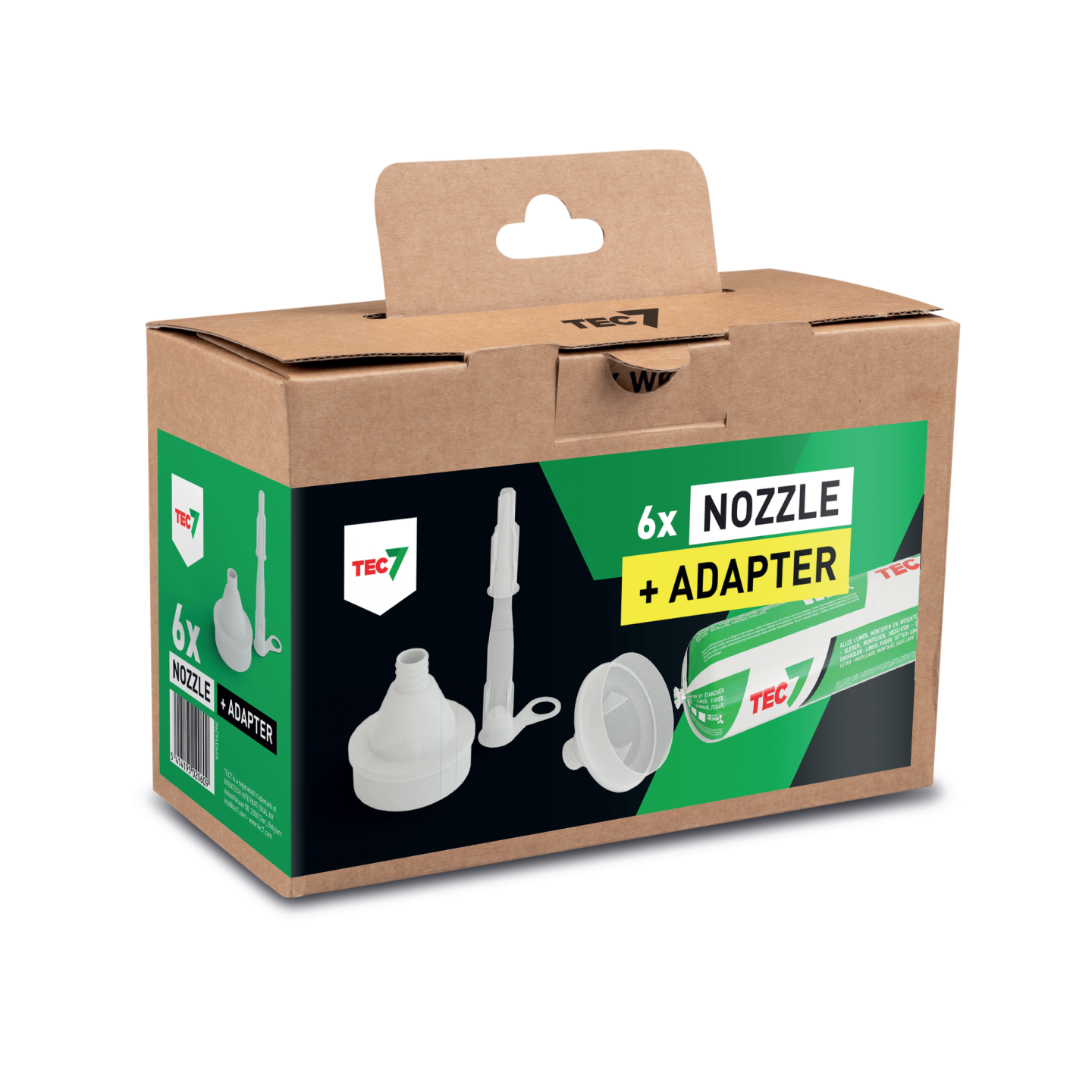 MUNSTYCKE TEC7 6P & ADAPTER FÖR, 600ML