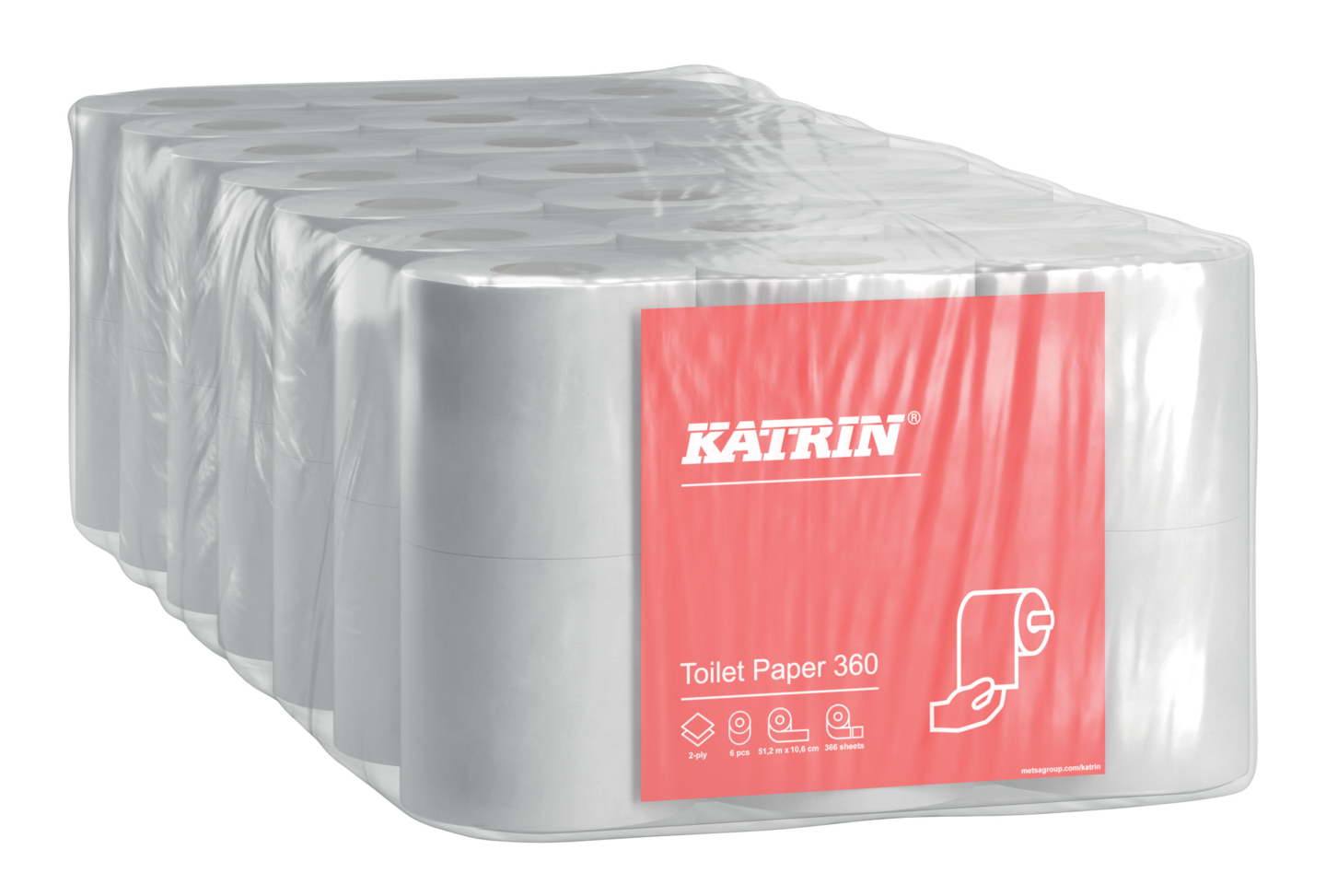 TOALETTPAPPER KATRIN BASIC 360 DBL