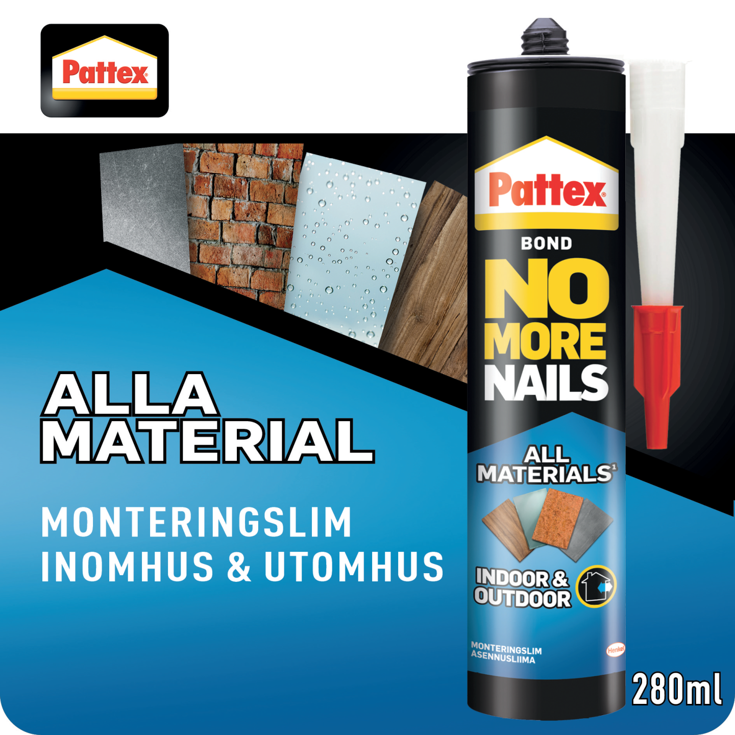 MONTAGELIM PATTEX WATER PROOF N 280ML
