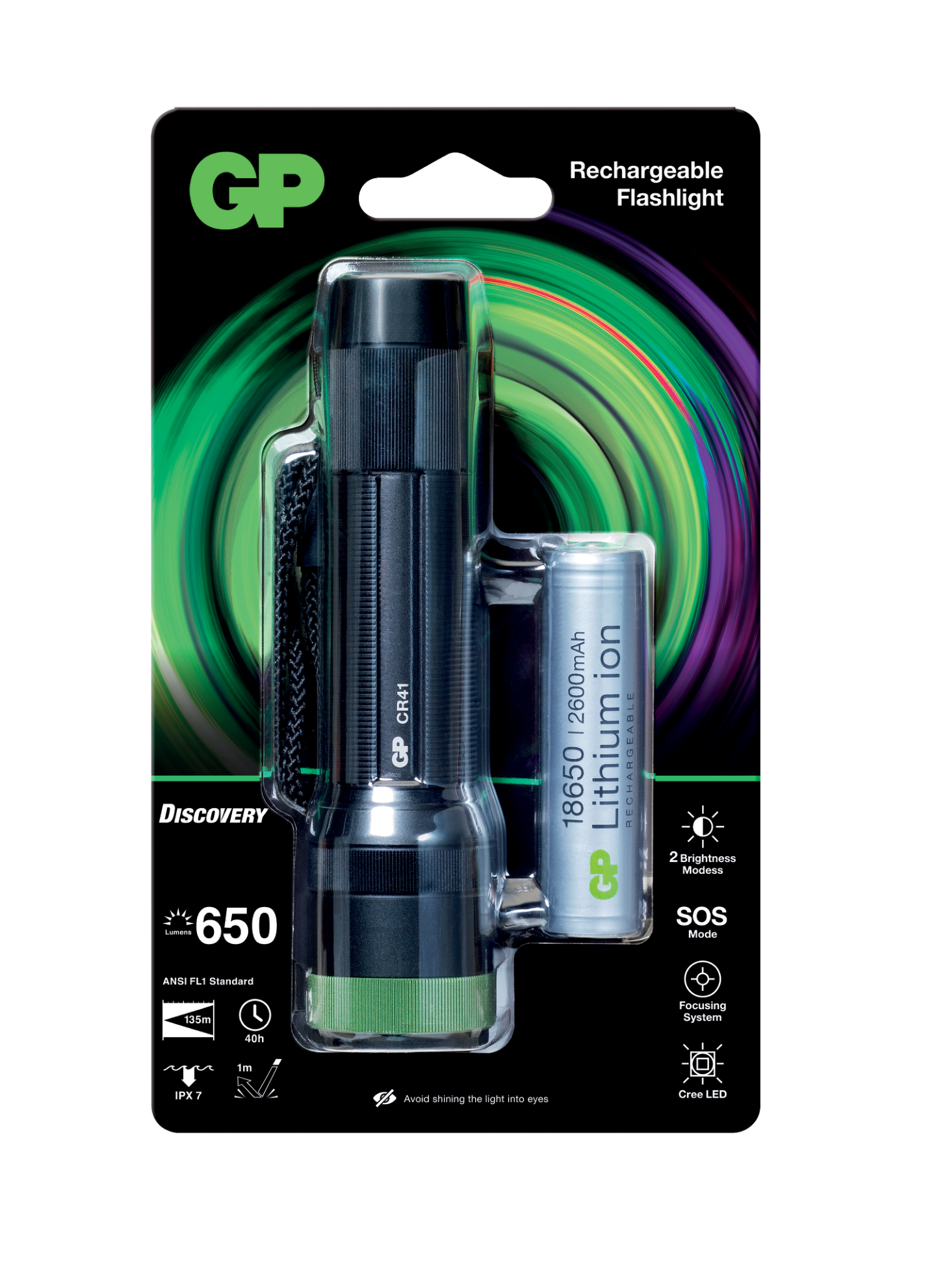 FICKLAMPA DISCOVERY CR41 GP