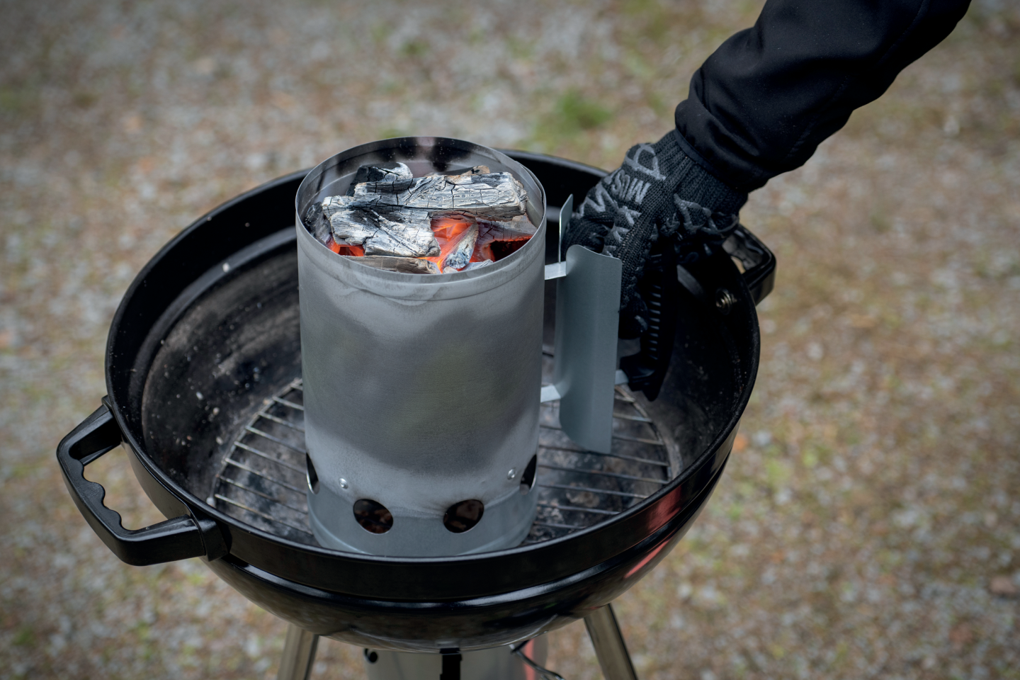 GRILLKOLSTARTER MUSTANG